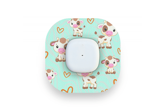 Cute Cows Patch - Simplera for Single diabetes supplies and insulin pumps