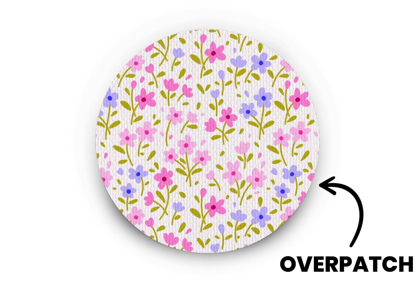 Cute Meadow Patch - Overpatches for Single diabetes supplies and insulin pumps