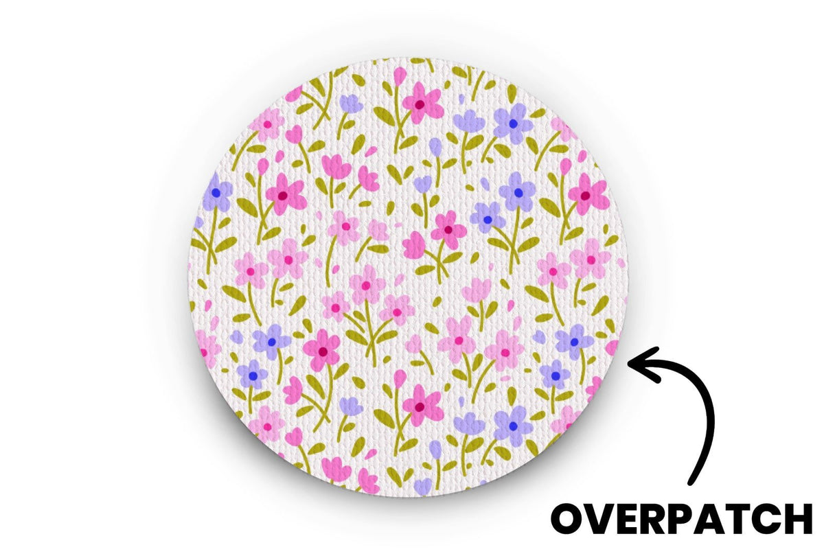Cute Meadow Patch - Overpatches for Single diabetes supplies and insulin pumps