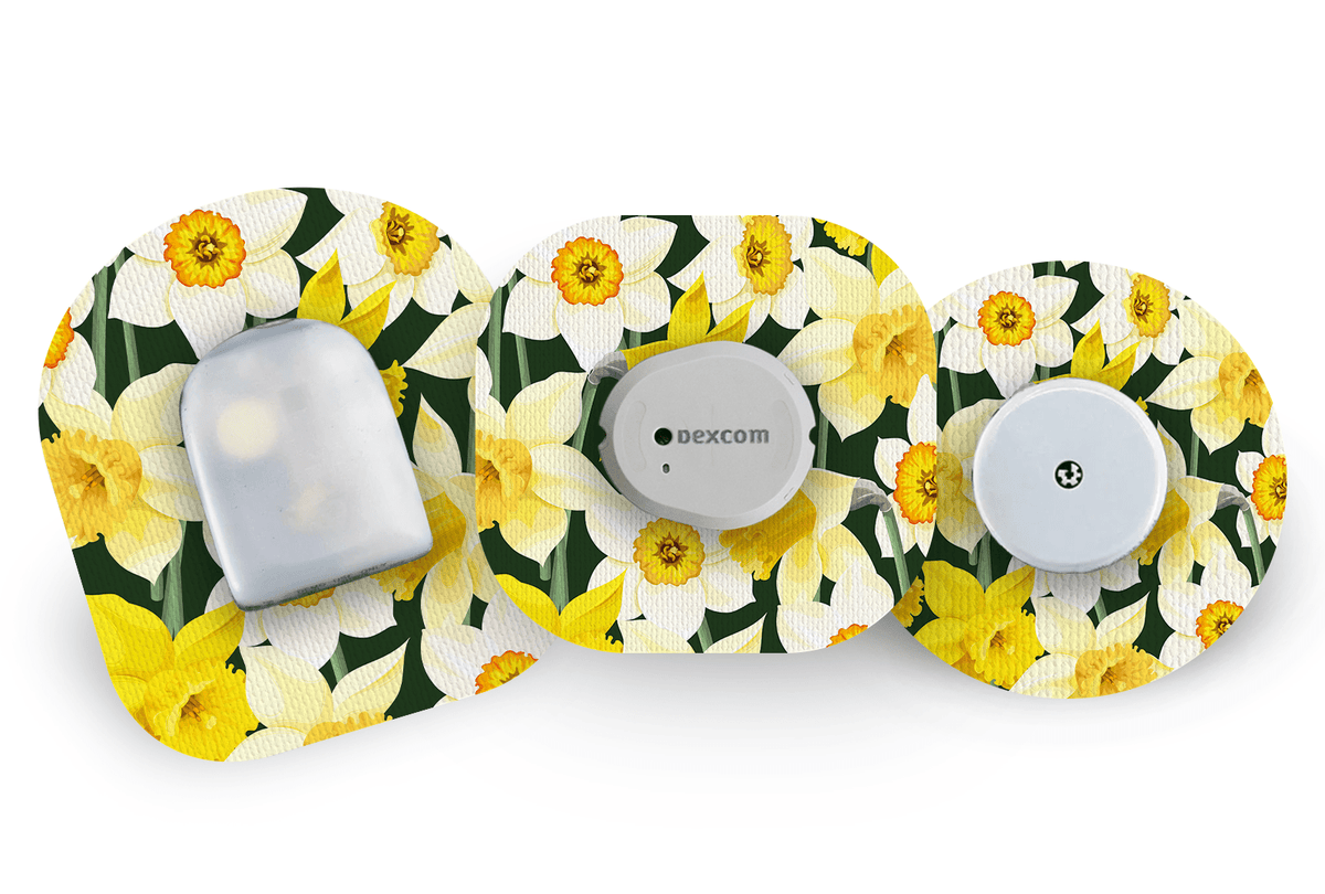 Daffodils Patch for Freestyle Libre 2 diabetes supplies and insulin pumps