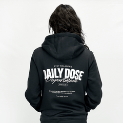 Daily Dose Hoodie for Black diabetes supplies and insulin pumps