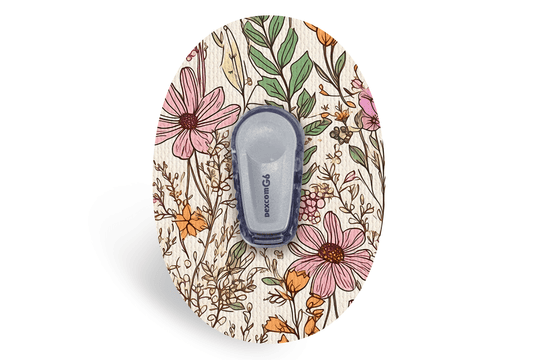 Dainty Daisies Patch - Dexcom G6 / One for Single diabetes supplies and insulin pumps