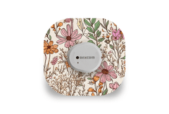 Dainty Daisies Patch for Dexcom G7 / One+ diabetes supplies and insulin pumps
