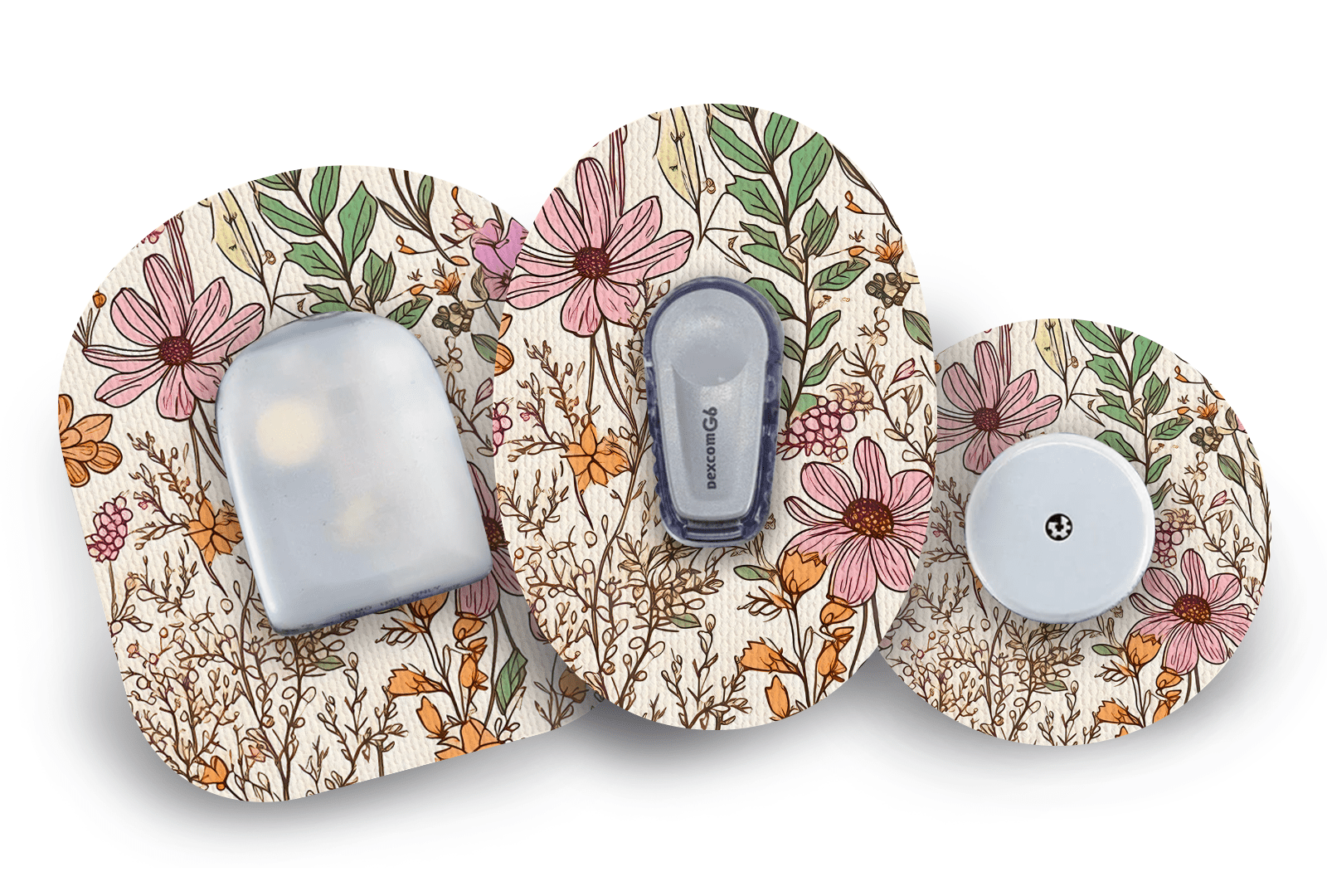 Dainty Daisies Patch for Freestyle Libre 2 diabetes supplies and insulin pumps