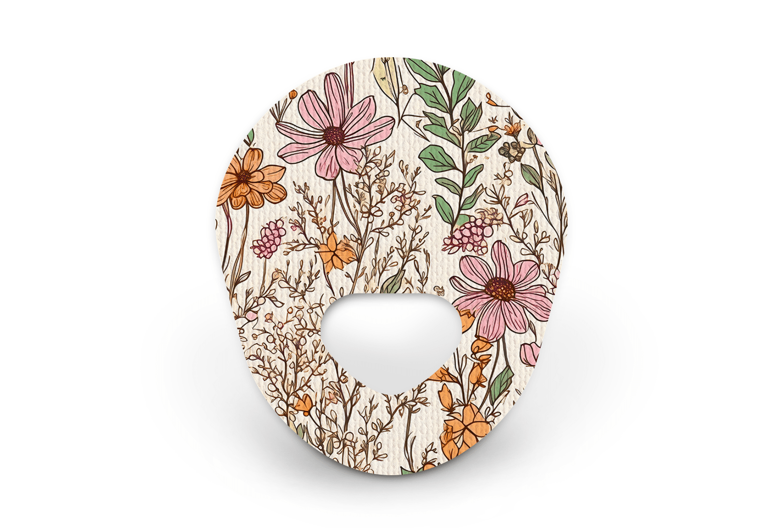 Dainty Daisies Patch - Guardian Enlite for Single diabetes supplies and insulin pumps