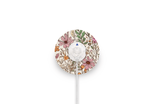 Dainty Daisies Patch - Minimed QuickSet for Single diabetes supplies and insulin pumps