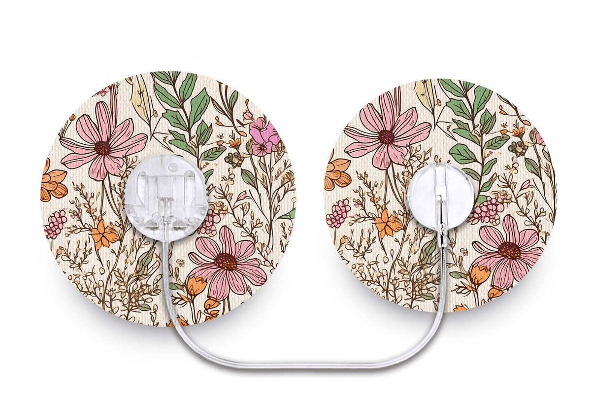 Dainty Daisies Patch - Minimed Sure - T for Single diabetes supplies and insulin pumps