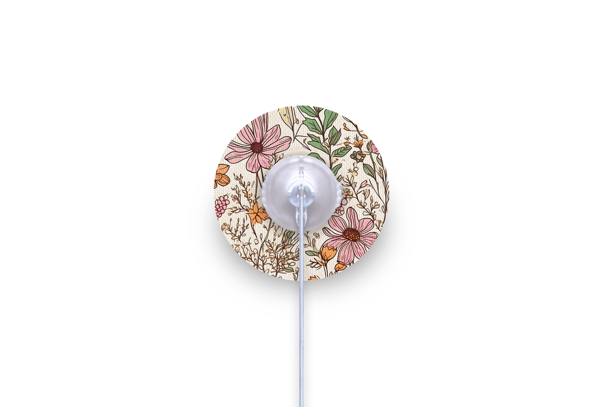 Dainty Daisies Patch - mylife Orbit for Single diabetes supplies and insulin pumps