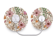 Dainty Daisies Patch - Tru - Steel for Single diabetes supplies and insulin pumps