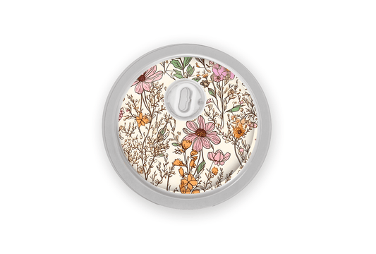 Dainty Daisies Sticker for Novopen 4, 5, 6, or Echo diabetes supplies and insulin pumps