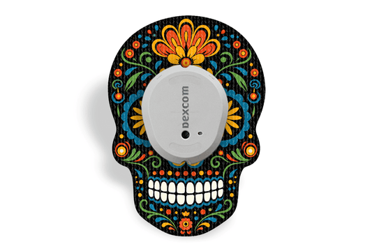 Day of the Dead Patch - Dexcom G7 / One+ for Single diabetes supplies and insulin pumps