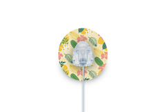 Delightful Flowers Patch - Autosoft 90 for Single diabetes supplies and insulin pumps