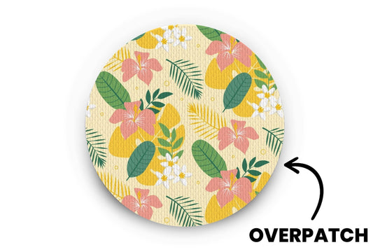 Delightful Flowers Patch - Overpatches for Single diabetes supplies and insulin pumps