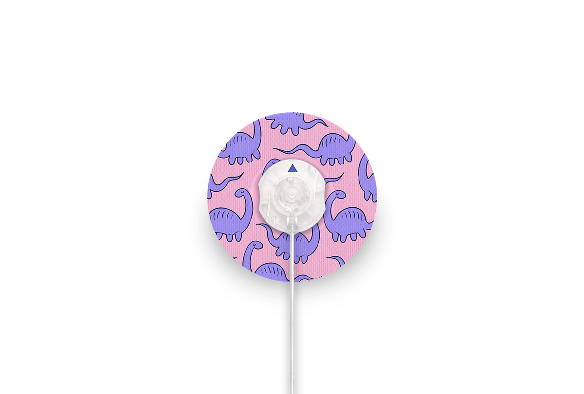 Dino Diva Patch - Minimed QuickSet for Single diabetes supplies and insulin pumps