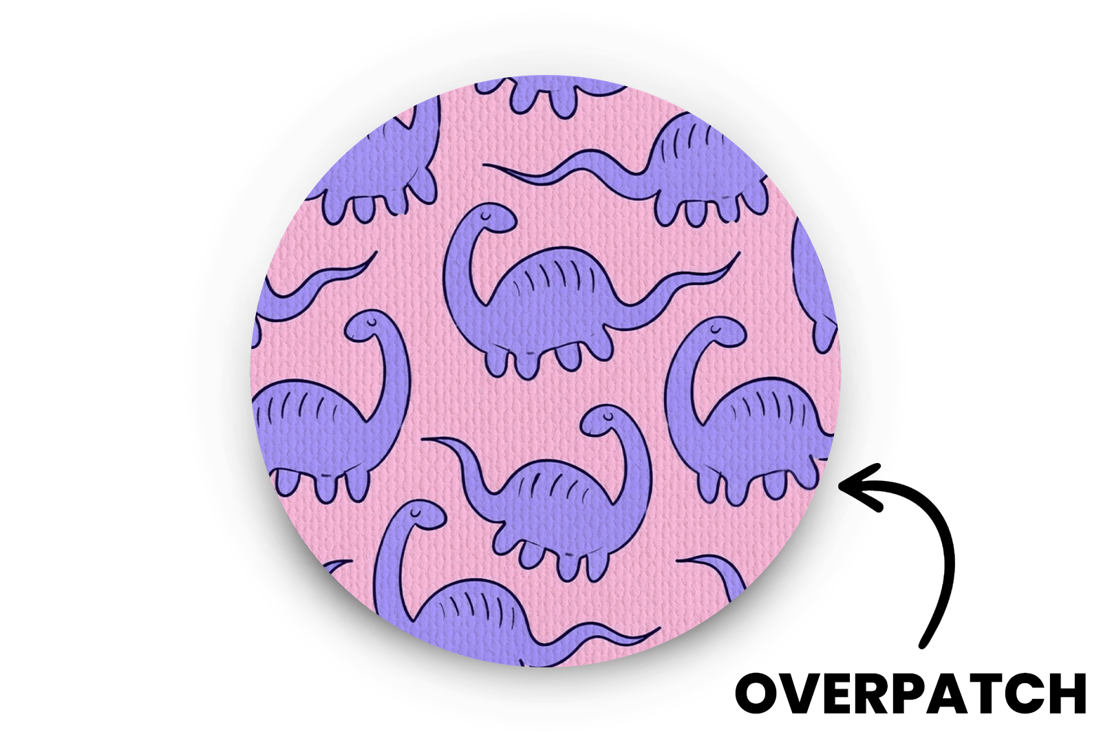 Dino Diva Patch - Overpatches for Single diabetes supplies and insulin pumps