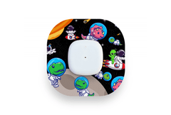 Dinosaurs in Space Patch - Simplera for Single diabetes supplies and insulin pumps
