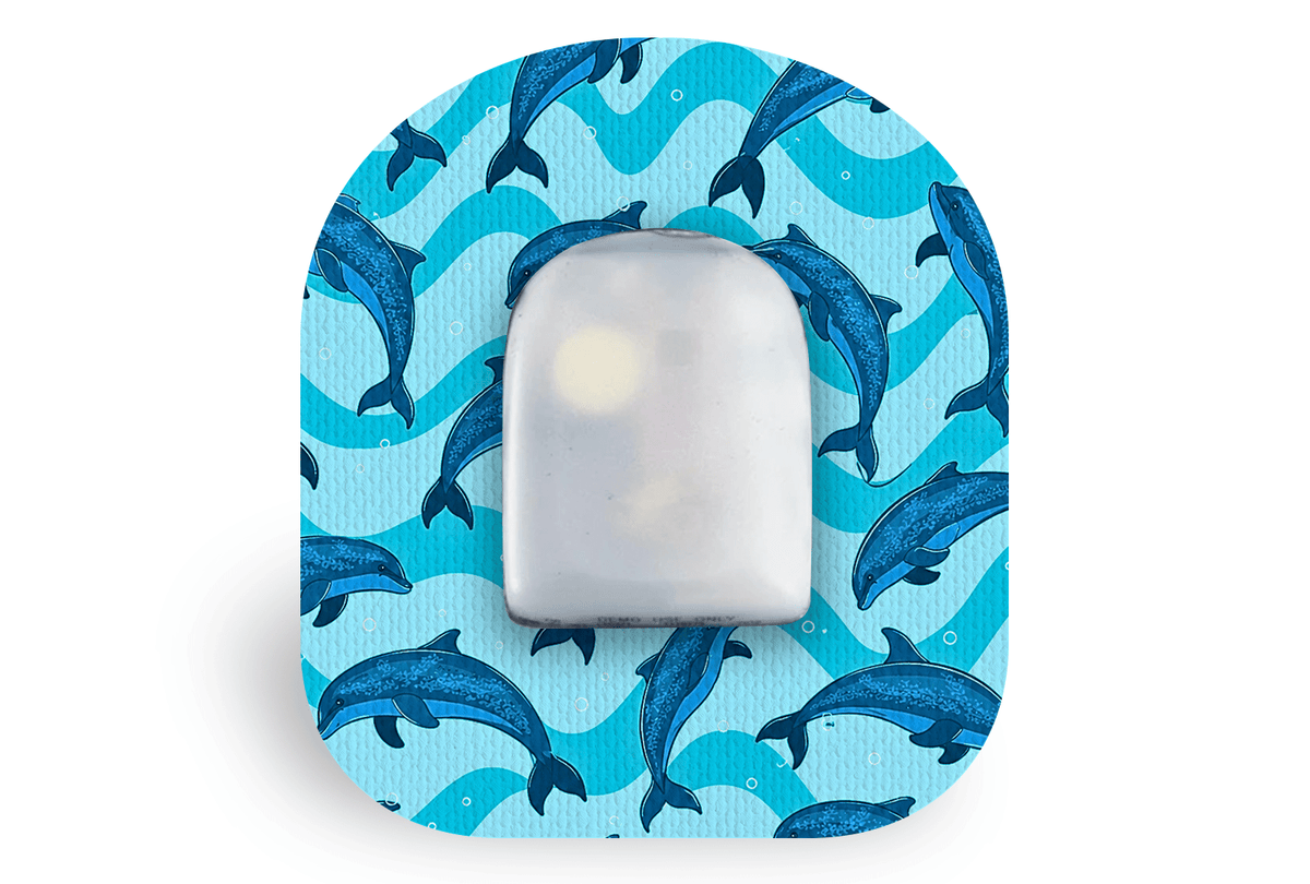 Dolphin Patch - For Omnipod® for Single diabetes supplies and insulin pumps
