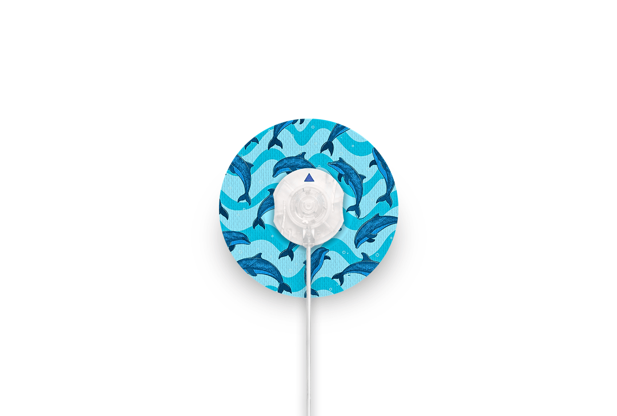 Dolphin Patch - Minimed QuickSet for Single diabetes supplies and insulin pumps