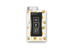 Don't Worry Bee Happy Sticker for Medtronic Minimed 640g, 680g, 780g diabetes supplies and insulin pumps