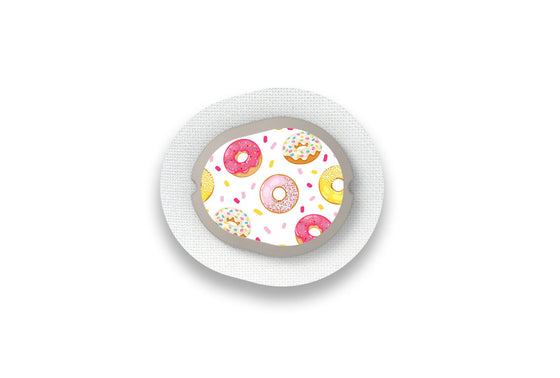 Donut Sticker for Dexcom G7 diabetes supplies and insulin pumps