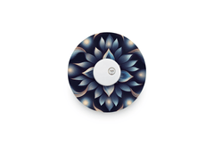 Dreamy Blue Flowers Patch - Libre 3 for Single diabetes supplies and insulin pumps