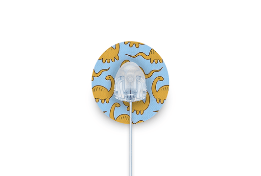 Dreamy Dino Patch - Autosoft 90 for Single diabetes supplies and insulin pumps