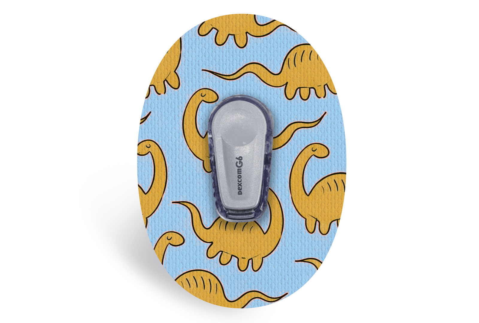 Dreamy Dino Patch - Dexcom G6 / One for Single diabetes supplies and insulin pumps