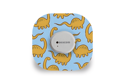 Dreamy Dino Patch - Dexcom G7 / One+ for Single diabetes supplies and insulin pumps