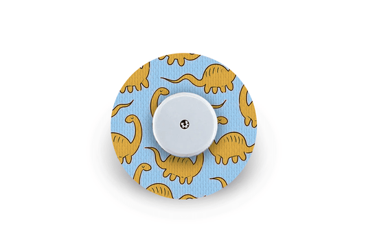 Dreamy Dino Patch - Freestyle Libre for Single diabetes supplies and insulin pumps