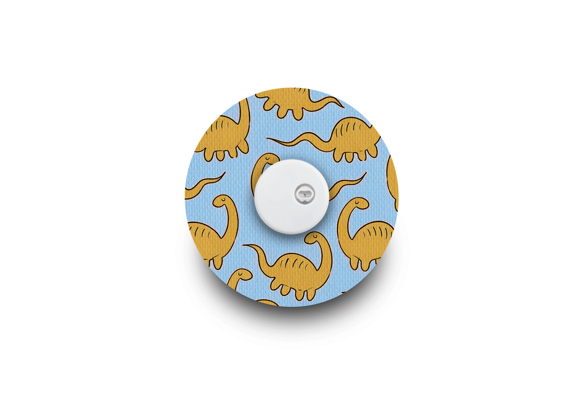 Dreamy Dino Patch - Libre 3 for Single diabetes supplies and insulin pumps