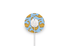 Dreamy Dino Patch - Minimed QuickSet for Single diabetes supplies and insulin pumps