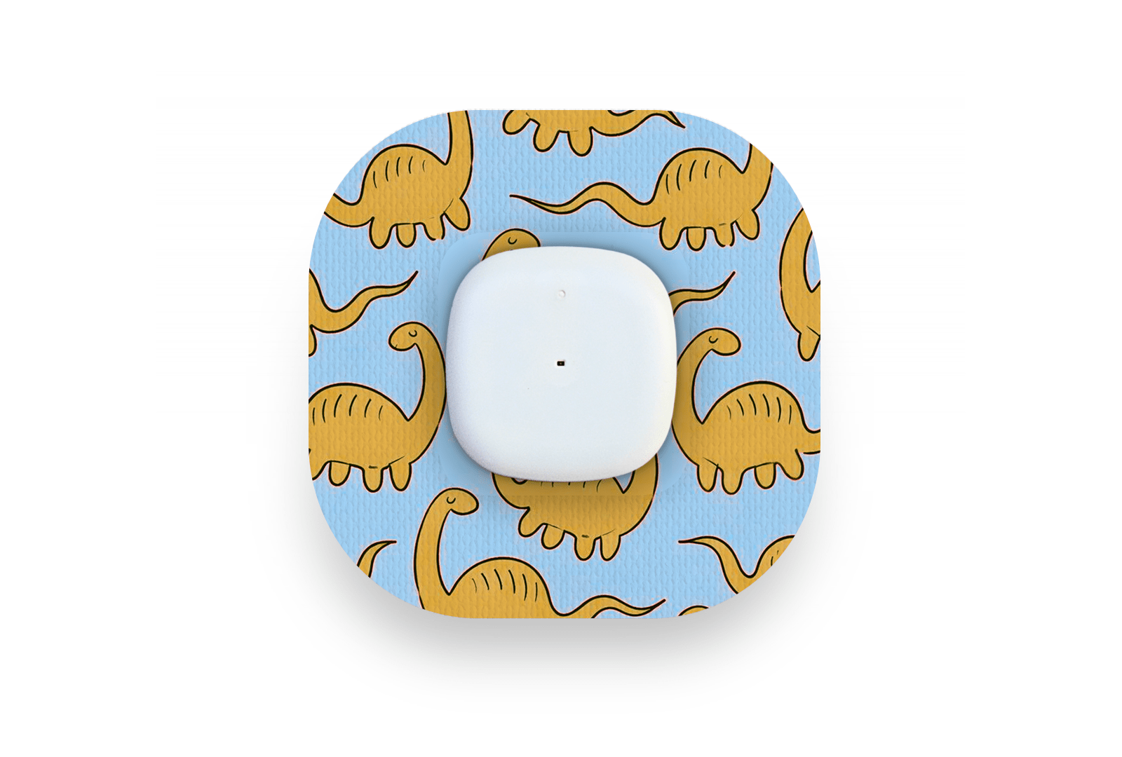 Dreamy Dino Patch - Simplera for Single diabetes supplies and insulin pumps