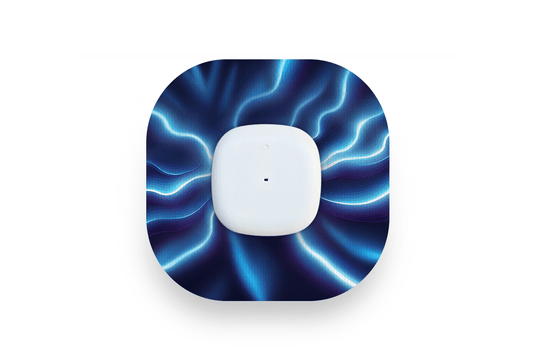 Electric Blue Patch - Simplera for Single diabetes supplies and insulin pumps