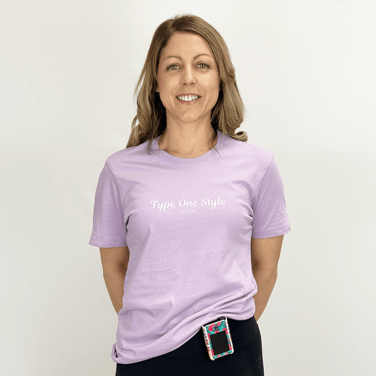 Essential T-Shirt for Lilac diabetes supplies and insulin pumps