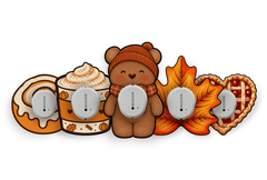 „Fall Cafe“-Patch-Pack für Dexcom G7 / One+ Diabeteszubehör und Insulinpumpen