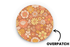 Fall Flowers Patch - Overpatches for Single diabetes supplies and insulin pumps