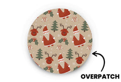 Father Christmas Patch - Overpatches for Single diabetes supplies and insulin pumps