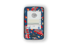 Fire Engine Sticker for Novopen 4, 5, 6, or Echo diabetes supplies and insulin pumps