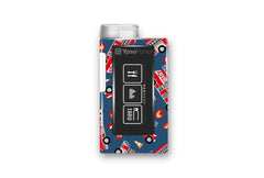 Fire Engine Sticker for Novopen 4, 5, 6, or Echo diabetes supplies and insulin pumps