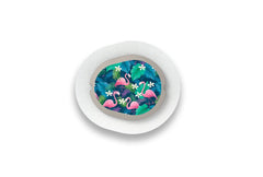Flamingo Sticker - Dexcom G7 / One+ Sensor for diabetes supplies and insulin pumps