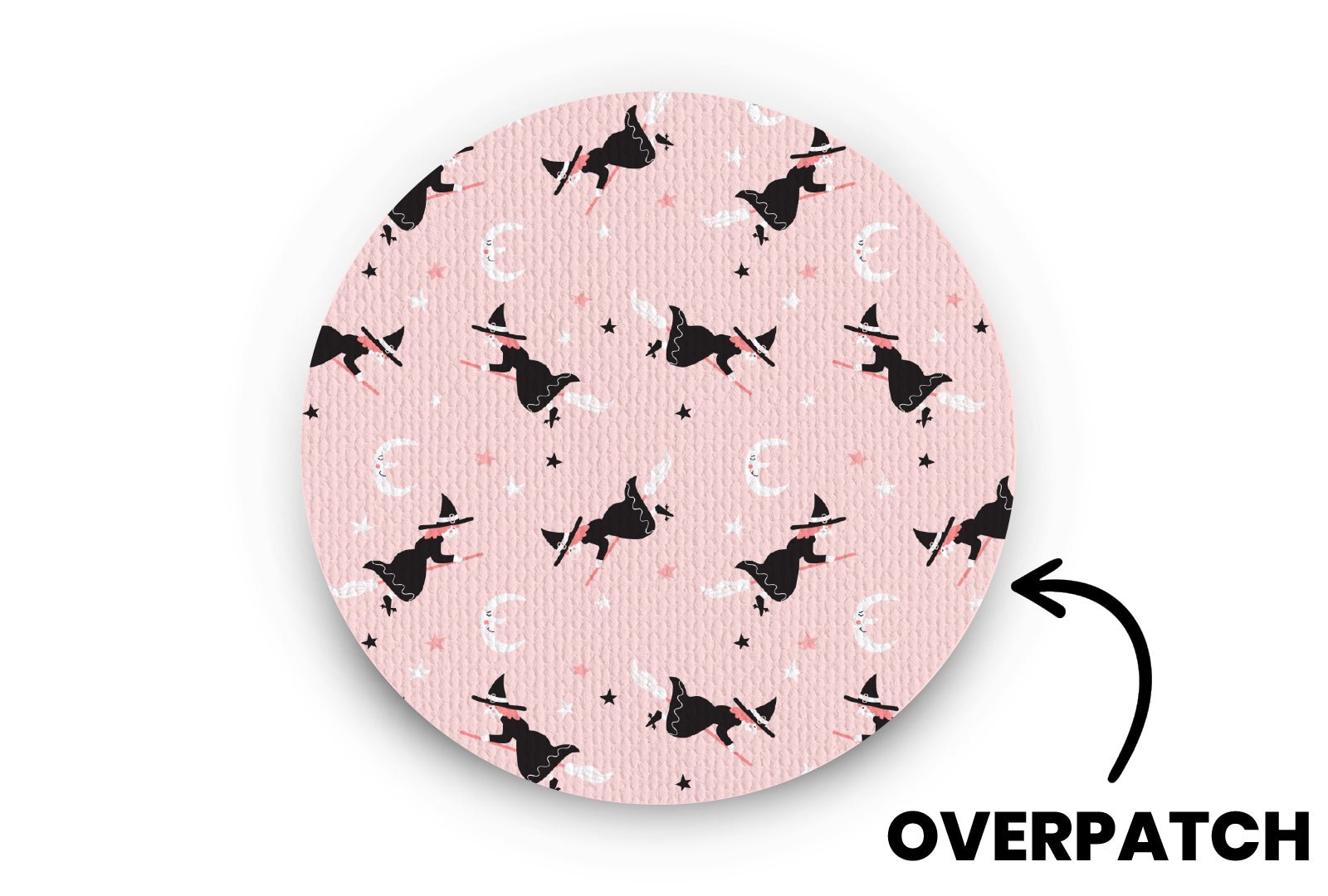Flying Witches Patch - Overpatches for Single diabetes supplies and insulin pumps