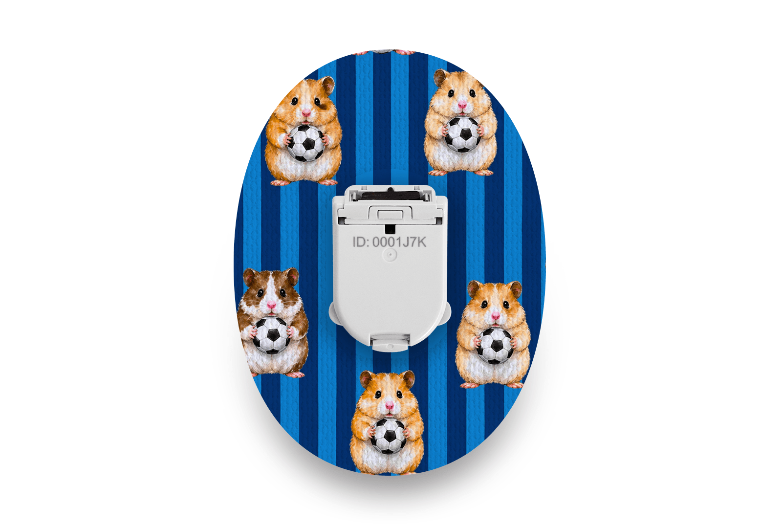 Football Hamsters Patch for Glucomen Day diabetes supplies and insulin pumps