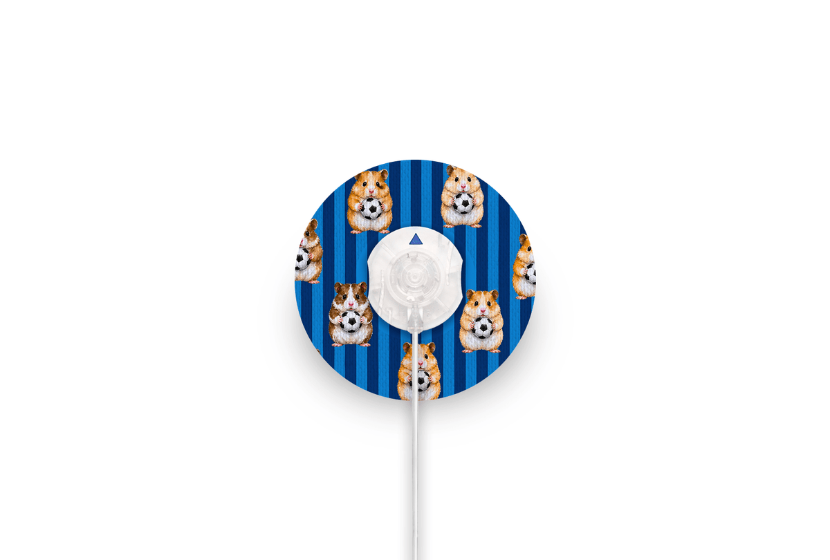 Football Hamsters Patch - Minimed QuickSet for Single diabetes supplies and insulin pumps