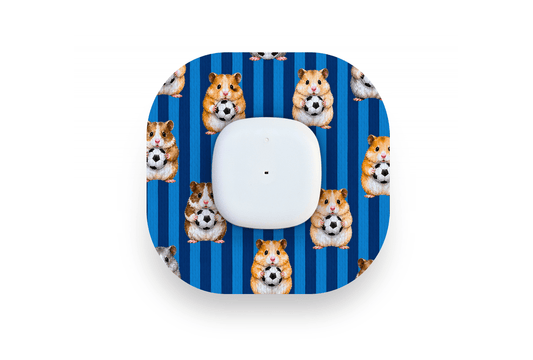 Football Hamsters Patch - Simplera for Single diabetes supplies and insulin pumps