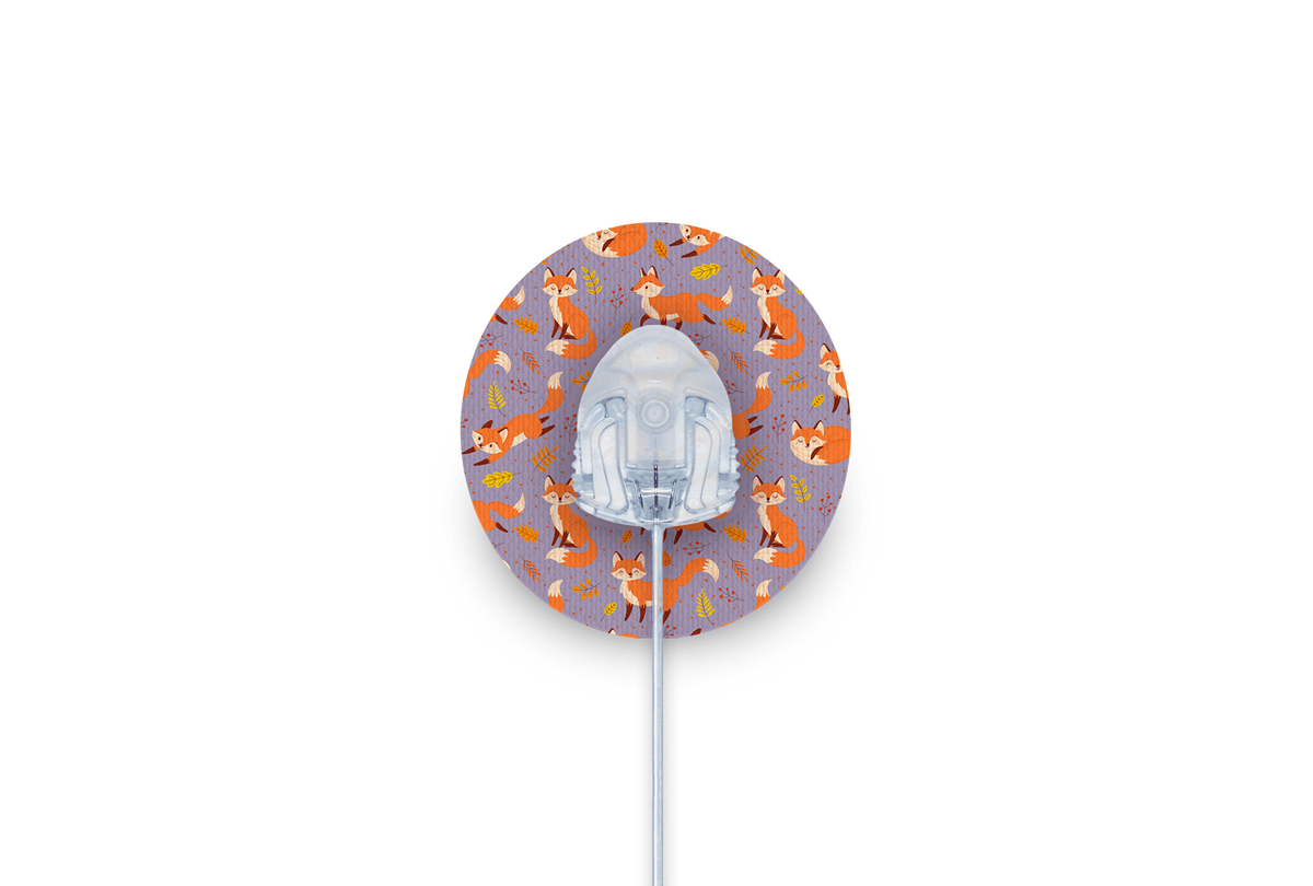 Fox in the Fall Patch - Autosoft 90 for Single diabetes supplies and insulin pumps