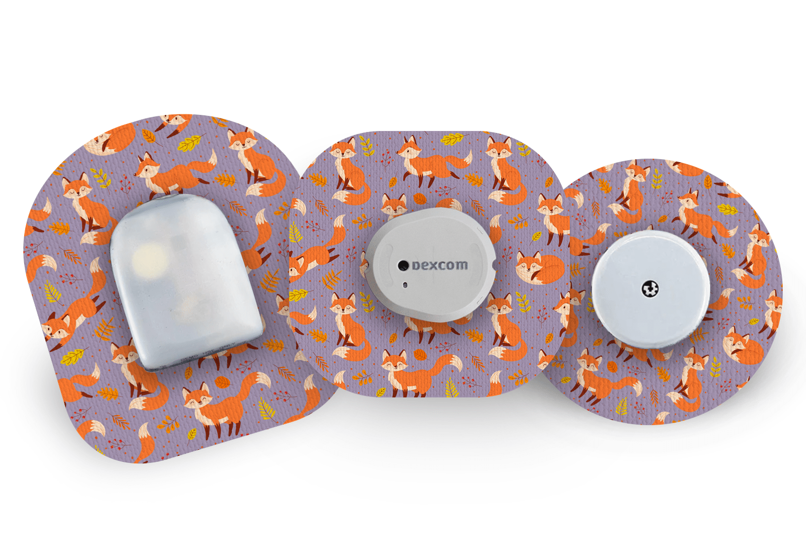 Fox in the Fall Patch for Freestyle Libre 2 diabetes supplies and insulin pumps
