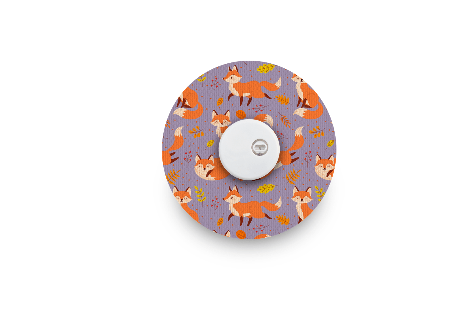 Fox in the Fall Patch - Libre 3 for Single diabetes supplies and insulin pumps