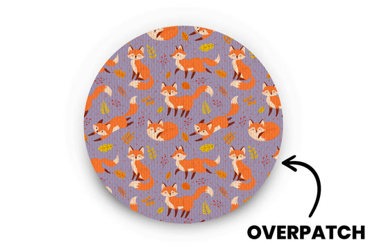 Fox in the Fall Patch - Overpatches for Single diabetes supplies and insulin pumps