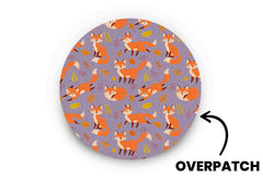 Fox in the Fall Patch - Overpatches for Single diabetes supplies and insulin pumps