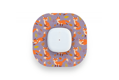 Fox in the Fall Patch - Simplera for Single diabetes supplies and insulin pumps